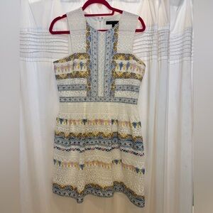 BCBGMaxAzria Multicolor Patterned Dress